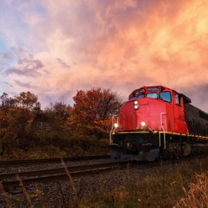 train in country